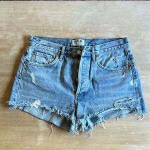 Agolde Parker vintage cut off shorts